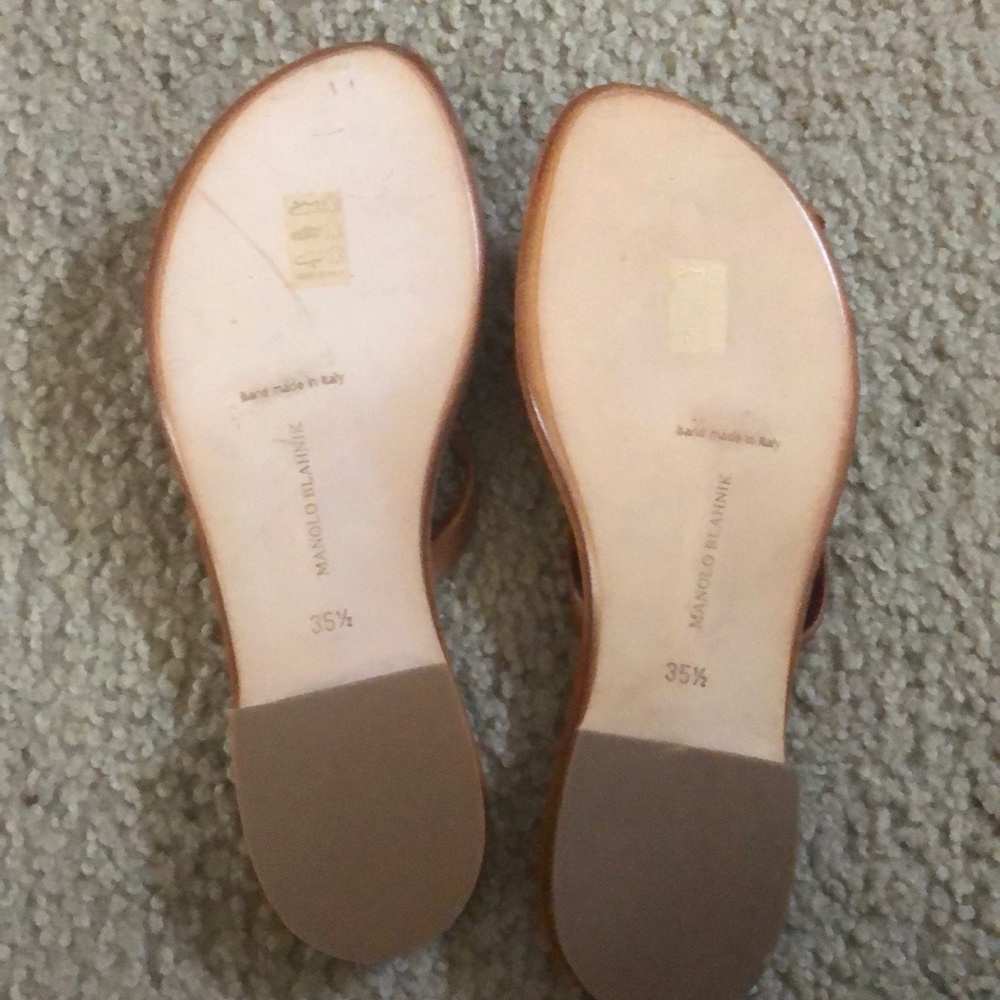 Manolo Blahnik Flip Flops - Picture 3 of 3